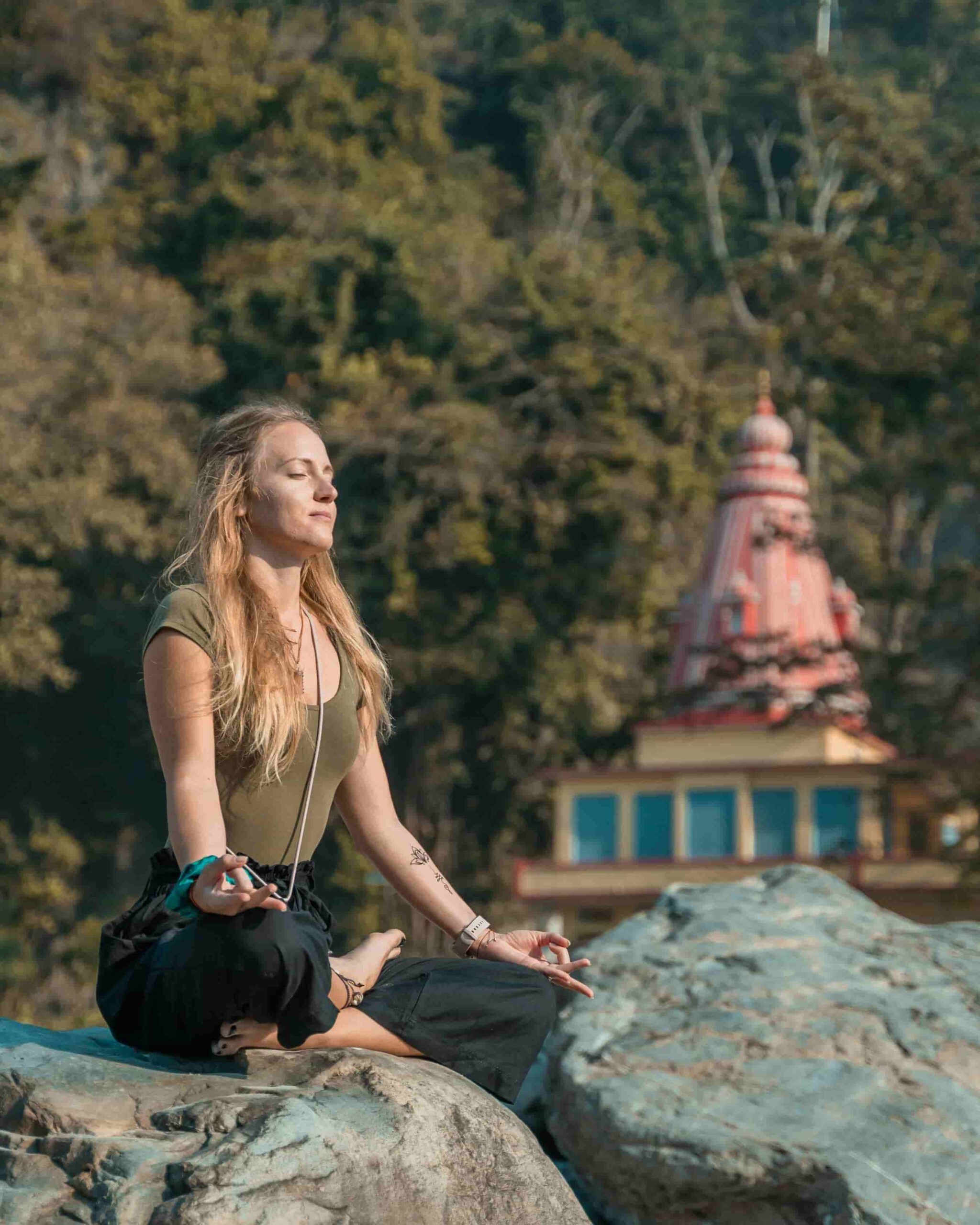 Meditation near Ganges
