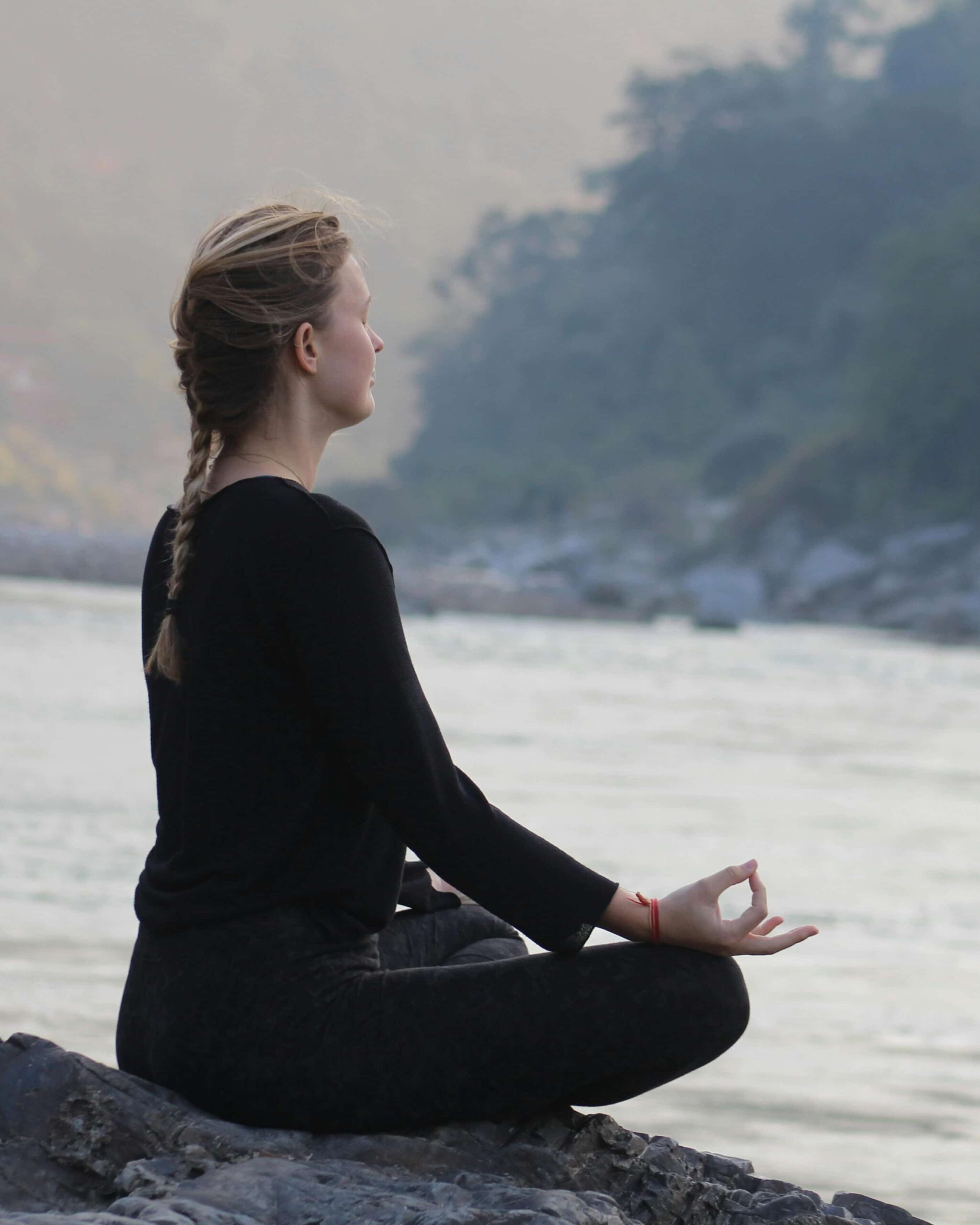 Meditation session in Rishikesh